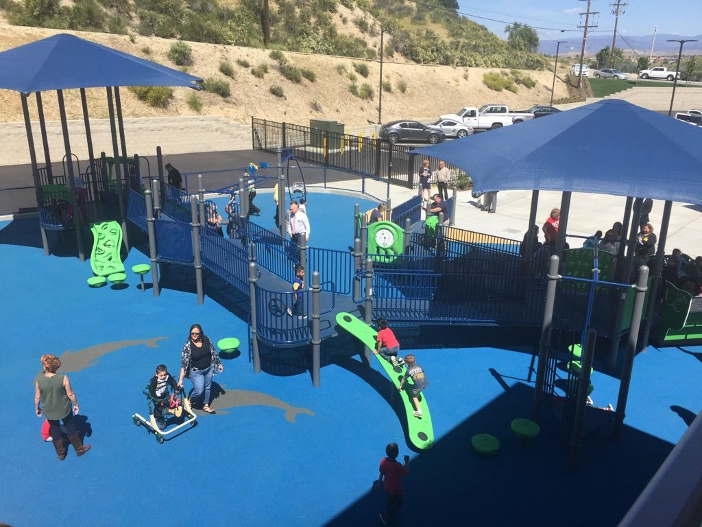 Newhall California School Playground Using Safety Surfacing